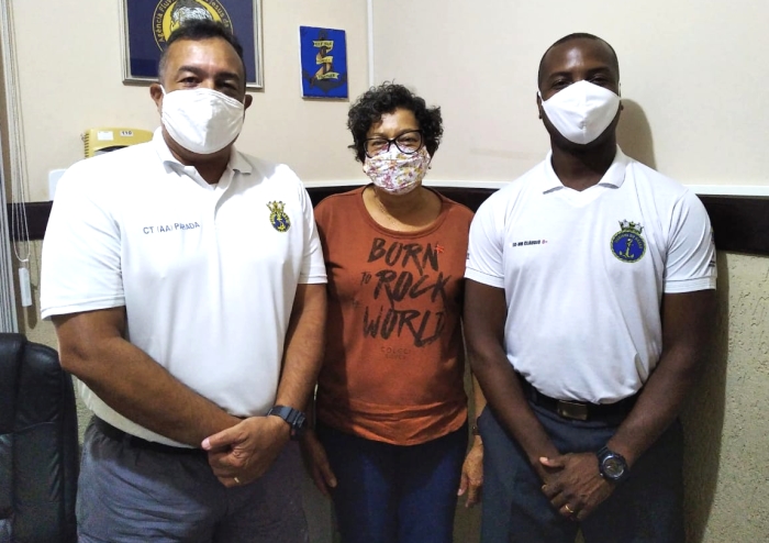 Chica do PT visita sede da Marinha em Bom Jesus da Lapa